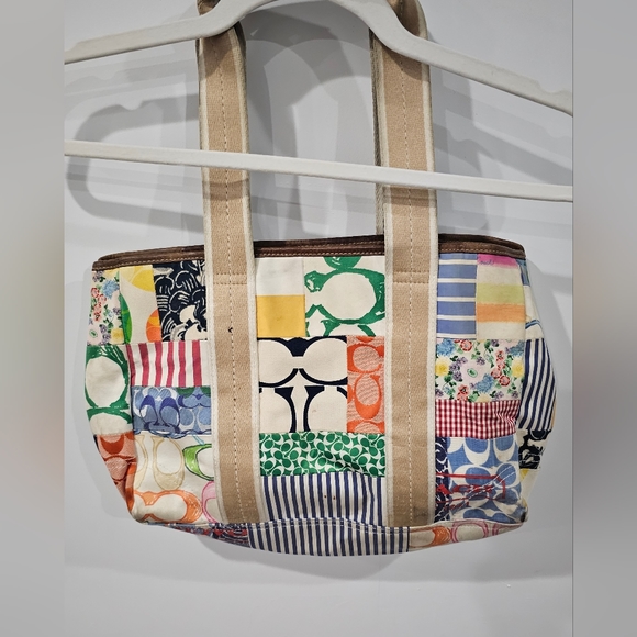 Coach Legacy Limited Edition Hampton Weekend Patchwork Tote - early 2000's - Picture 3 of 7